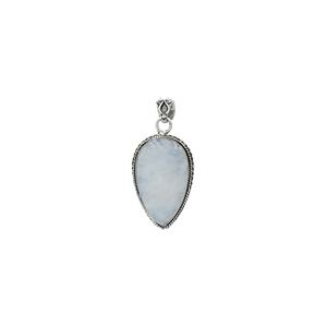 Wholesale <b>Rainbow</b> Moonstone Pear Shape Brass Pendant Handmade Gemstone Pendant Boho Jewelry Necklace Charm No Chain - Product Image 1