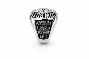 Anillo de Campeonato de Fútbol Personalizado - Anillo de Trofeo de Campeonato Personalizado con Circonita Cúbica - Product Image 2