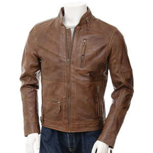 Chaqueta de Cuero para Hombre, Estilo Urbano, Superventas, Hecha a Medida con Logotipo, Impermeable y Transpirable, Colores Personalizados para Invierno - Product Image 3