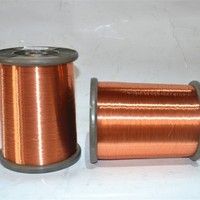 Cable de Cobre Esmaltado AWG Autoadhesivo y Duradero, Métrico/Imperial 0.25mm (0.0098 pulgadas), Clase H 180C, con Capa de Esmalte Termoadhesivo