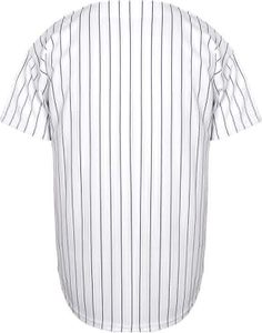 Plain Breathable 100% Polyester Short Sleeve Baseball Jersey Button <b>Down</b> Shirt Mesh Fabric Unisex Baseball Uniform - Product Image 2
