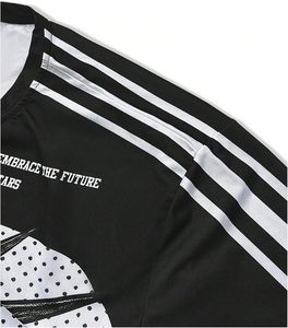 Men's Number Graphic <b>Long</b> <b>Sleeve</b> Jersey Shirts Oversized <b>Y2K</b> Round Neck 2 in 1 T-Shirts Streetwear <b>Top</b> - Product Image 5