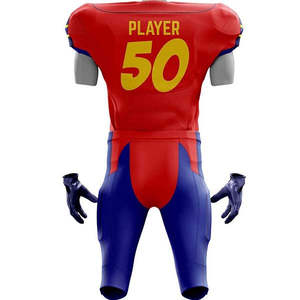 Uniforme de football américain professionnel, taille plus, conçu pour la performance et le confort, idéal pour l'été - Product Image 6