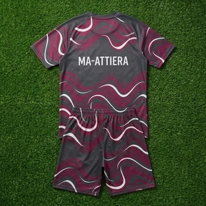 Men Custom Sublimation <b>Soccer</b> Uniform Set Short <b>Sleeve</b> Football Jersey Shorts <b>Socks</b> Team Sportswear - Product Image 5