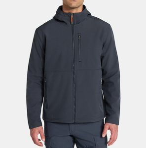 Men's Waterproof Windproof Knitted Bomber <b>Jacket</b> with Stand Collar Zipper Closure Seamless Sporty Style Outerwear - Product Image 3