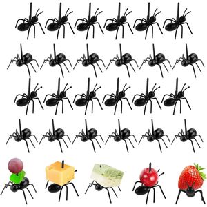 24 Palillos Reutilizables con Forma de Hormiga, Accesorios para Lonchera, para Aperitivos, Bento, Queso, Frutas, para Decoración de Fiestas de Charcutería - Product Image 1