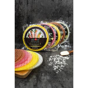 แผ่นแป้งข้าวเวียดนามออร์แกนิก อบแห้ง รสหวาน สำหรับห่ออาหาร/สลัด รับประทานได้โดยตรง รสชาติอร่อย แอนนา โด - Product Image 4