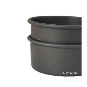 ATLAS STAR Moule à gâteau en aluminium de 6 pouces à fond amovible, gaufré, revêtement anodisé dur, qualité alimentaire, pour la pâtisserie, les anniversaires et les mariages - Product Image 1