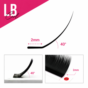 Charmlash Suministros para Extensiones de Pestañas al por Mayor, Bandejas de Pestañas LC con Curvatura Especial, Varios Grosores, Estructura Base de 2mm - Product Image 1
