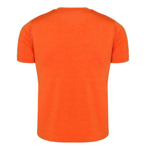 เสื้อยืดแขนสั้นสีส้มสำหรับผู้ชาย ทรงปกติ ผ้าฝ้ายเจอร์ซีย์ 100% คอกลม พิมพ์ลายลำลอง สีพื้น กำลังเป็นที่นิยม - Product Image 4