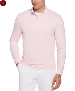 Sudadera de Algodón con Media Cremallera y Hombros Caídos, Personalizable con Logotipo OEM, de Alta Calidad, Estilo Fear God para Hombre - Product Image 3