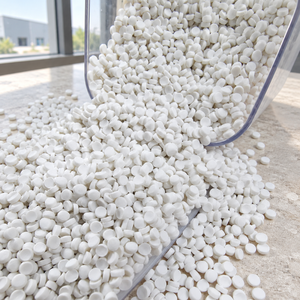 Offres Exceptionnelles : Granulés de Carbonate de Calcium de 25 kg, Qualité Masterbatch, Blanc Naturel, pour Film Soufflé, Matière Première Plastique - Product Image 1