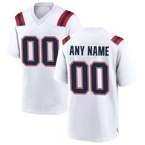 Custom Unisex Black Gold American Football Jersey V-Neck Short Sleeve Front Logo Sublimated Print Breathable Mesh 100% Polyester - Product Image 2