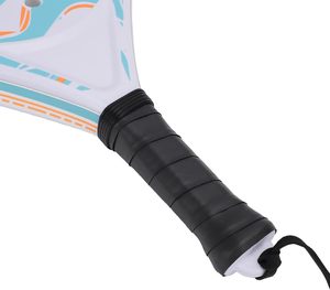 Ensemble de raquettes de padel pour joueurs débutants, noyau en EVA haute densité, absorption des chocs, poignée en fibre de carbone légère, face de 26 cm - Product Image 4