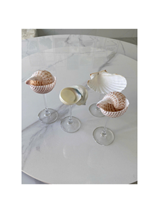 Coupe à vin artisanale en coquille d'escargot naturelle, gobelet décoratif en coquillage pour mariage en bord de mer, fête, décoration de bar, best-seller - Product Image 6