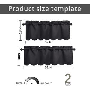 2 <b>Panels</b> Blackout <b>Window</b> Treatments Curtains & Valances - Product Image 6