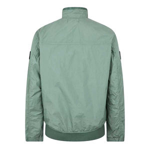 Nouvelle arrivée : veste bomber verte pour homme, col montant, fermeture éclair, vêtement d'extérieur décontracté, matière polyester, pour l'hiver - Product Image 2