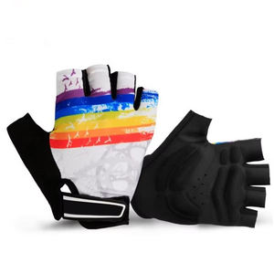 Guantes de Ciclismo Unisex para Exteriores, de Cuero, Medios Dedos, Impermeables, Resistentes, Cómodos, Personalizables, Populares, Más Vendidos - Product Image 3