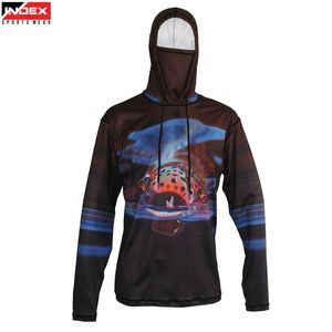 Hoodie de pêche professionnel pour homme, protection solaire, manches longues, séchage rapide, avec masque intégré - Product Image 1