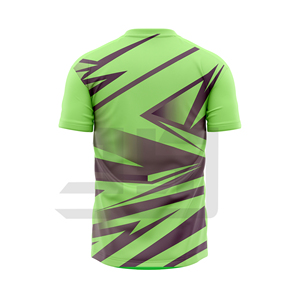 T-shirt unisexe à col en V et manches courtes 100 % coton, motif « Play Heart Defend Pride Attack Courage-Stand Together Final Whistle », personnalisable pour équipe - Product Image 4
