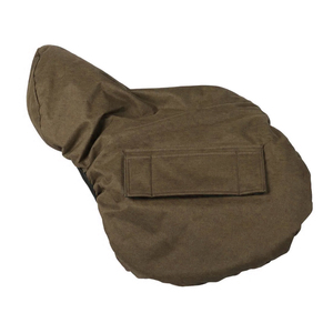 Tapis de selle respirant tout usage avec sangle de harnais, vert olive, coque en coton, rembourrage en polyester, doublure en polaire, équipement d'équitation - Product Image 5
