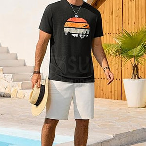 ขายตรงจากโรงงาน เสื้อยืดผ้าฝ้ายถักลายกราฟิก 100% คุณภาพมาตรฐานส่งออกทั่วโลก สำหรับการจัดจำหน่ายแฟชั่นออนไลน์ - Product Image 5