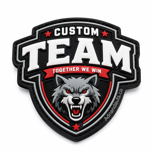 Fabricant de patchs PVC personnalisés pour équipes |   Patch en caoutchouc personnalisé avec logo, à coudre ou à fixation velcro |   Badge 3D en PVC de qualité supérieure en gros - Product Image 2