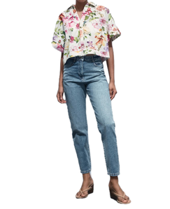 เสื้อเชิ้ตพิมพ์ลายโพลีเอสเตอร์ 100% สีสันสดใสและมีสไตล์สำหรับผู้หญิง เหมาะสำหรับใส่เที่ยวสบายๆ หรือเดินทาง มีจำหน่ายทั่วโลก - Product Image 6