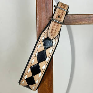 สายจูงสุนัขและแมวทำจากหนังลายตารางของมือชุด3ชิ้นออกแบบได้ตามต้องการวัสดุเป็นมิตรต่อสิ่งแวดล้อมสำหรับสุนัขเดิน - Product Image 4