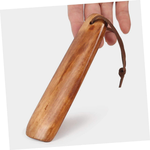 ที่ใส่รองเท้าทำด้วยมือทำจากไม้แข็งแบบพกพาสำหรับเด็กที่ยืดได้มีแตรสำหรับรองเท้าสำหรับคนท้องรองเท้าไม้งานฝีมือตามธรรมชาติ - Product Image 3