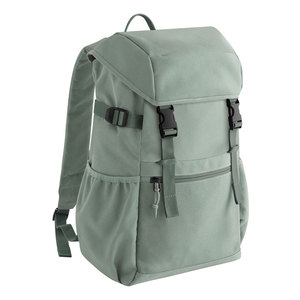 Minimalist Green Oxford <b>Backpack</b> 18 In Soft Shell Rectangular Buckle Closure Daily Use Unisex Lightweight 30-<b>40L</b> Capacity - Product Image 3