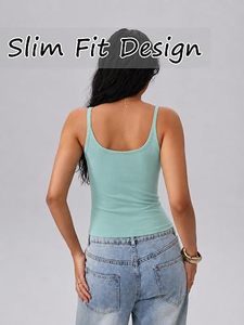 Débardeur court tricoté pour femme, couleur unie, sans manches, col rond, décontracté, printemps-été, ajustement élastique, style classique - Product Image 6