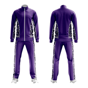 Men's Blue Color Blocking Tracksuit Full Zip Stand Collar Sporty <b>Jogging</b> <b>Suit</b> With Side Pockets Autumn Wear - Product Image 5