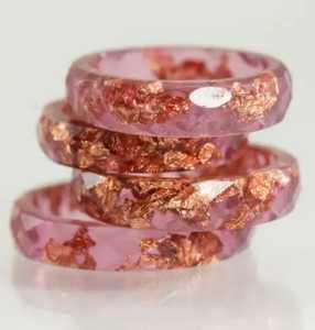 กำไลเรซิ่นคุณภาพสูง งานแฮนด์เมด ดีไซน์หรูหรา เงางาม น้ำหนักเบา กันน้ำ เครื่องประดับแฟชั่นสำหรับผู้หญิง - Product Image 3