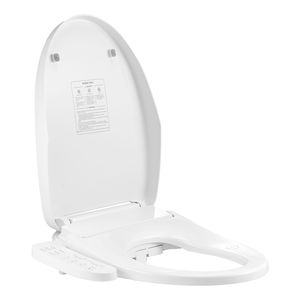 Sedile WC Bidet Quadrato Moderno con Seduta Riscaldata Intelligente, Controllo Laterale a Braccio, Elettrico 220V per Hotel e Bagni, Telecomando - Product Image 1