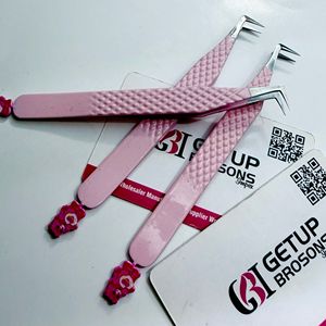 TeaDyBear Embout en acier inoxydable découpé, anti-statique, anti-magnétique, 90°, longueur 10 mm, pointe lisse, prise parfaite, logo personnalisé, rose poudré - Product Image 6