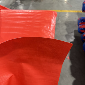 Bâche en PE bleue durable, écologique, résistante au vent, imperméable, résistante aux UV, résistante aux déchirures, de poids moyen, tissée, pour l'agriculture et l'extérieur - Product Image 4
