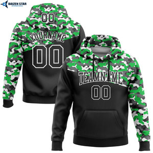 Custom Camouflage Unisex Fleece 300g Hoodie 100% Polyester Sublimation Print Breathable Casual Winter Wear Regular Fit Pocket - Product Image 6