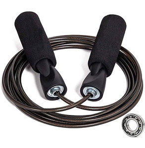 Steel Wire Speed Jump <b>Rope</b> with Foam Handles Durable Tangle Free for Home Gym Workout Unisex 2.5M Length for Gym Home Workout - Product Image 4