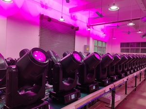 2024 giai đoạn mới dẫn di chuyển đầu 500W dẫn khung cắt di chuyển đầu ánh sáng dẫn hồ sơ ánh sáng tại chỗ RGBW 28 7 màu sắc + mở 3 lăng kính - Product Image 5