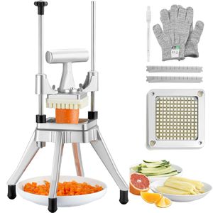 Affettatrice Professionale Commerciale per Alimenti con Lama da 1/4 di Pollice, Taglia Patatine Fritte Kattex in Acciaio Inox, per Frutta e Verdura - Product Image 6