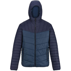 Chaqueta acolchada de invierno para hombre con forro polar grueso y capucha. - Product Image 5