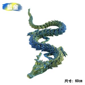Modèle de jouet dragon imprimé en 3D, style personnalisé 2025, coloré avec tiges en plastique, article très vendu pour Noël - Product Image 5