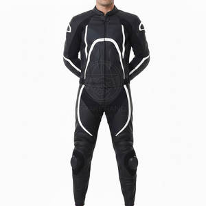 Combinaison de moto de course en cuir de qualité supérieure, équipement de sécurité durable pour motards, pour hommes. - Product Image 4