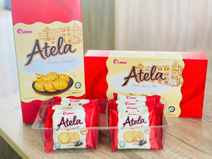 Biscuits en gros à prix abordable : Délicieuses gaufrettes saveur sésame fourrées à la crème – Snack très demandé - Product Image 2