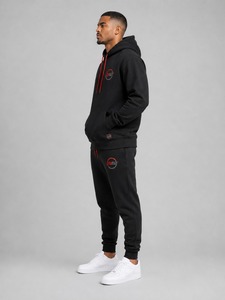 Streetwear Tracksuit Set Premium Long Sleeve Zip <b>Jacket</b> with Jogger Pants Casual Workout Travel Sportswear Outfit <b>Men</b> - Product Image 3