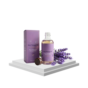 Huile de massage corporelle infusée à l'arôme de lavande pour usage professionnel en spa et soins personnels – Fournisseur en gros - Product Image 1