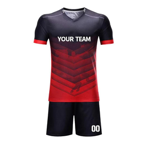 Uniformes de fútbol de sublimación completa a precio económico, tela suave, diseño personalizado, camisetas de fútbol con pantalones cortos para venta en línea - Product Image 5