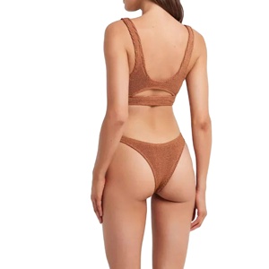 Customized logo best material hot selling factory made OEM services Women Breathable 2 Piece Swimsuit <b>Bikini</b> Beachwear Suit 2026 - Product Image 2