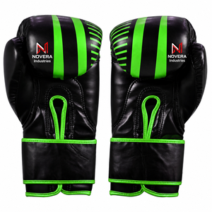 Gants de boxe ULTRA pour entraînement de sparring, kickboxing, Muay Thai, MMA, qualité professionnelle, lacets, évacuation de l'humidité, séchage rapide, cuir de vachette - Product Image 4